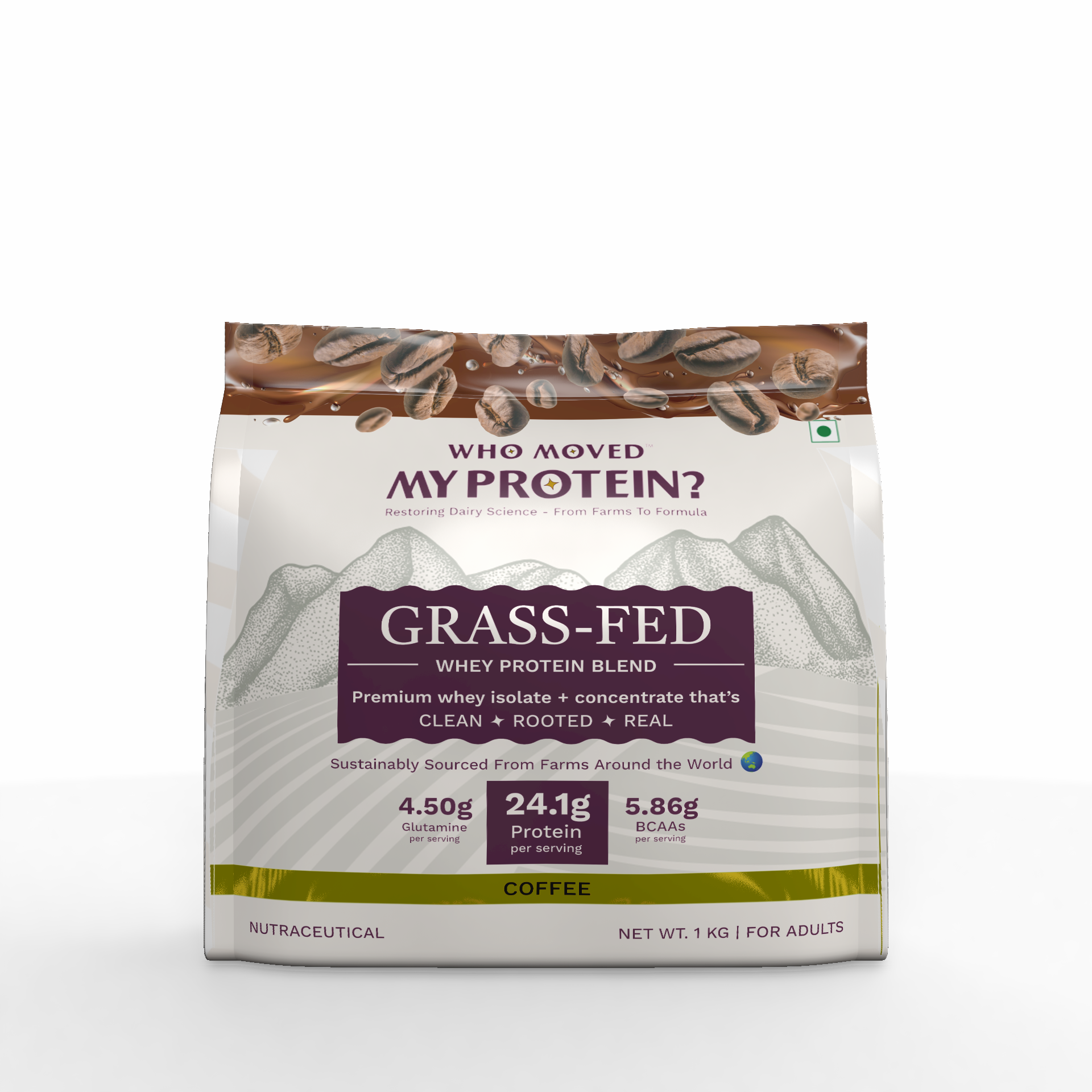 Grass Fed Whey Protein Blend - Coffee