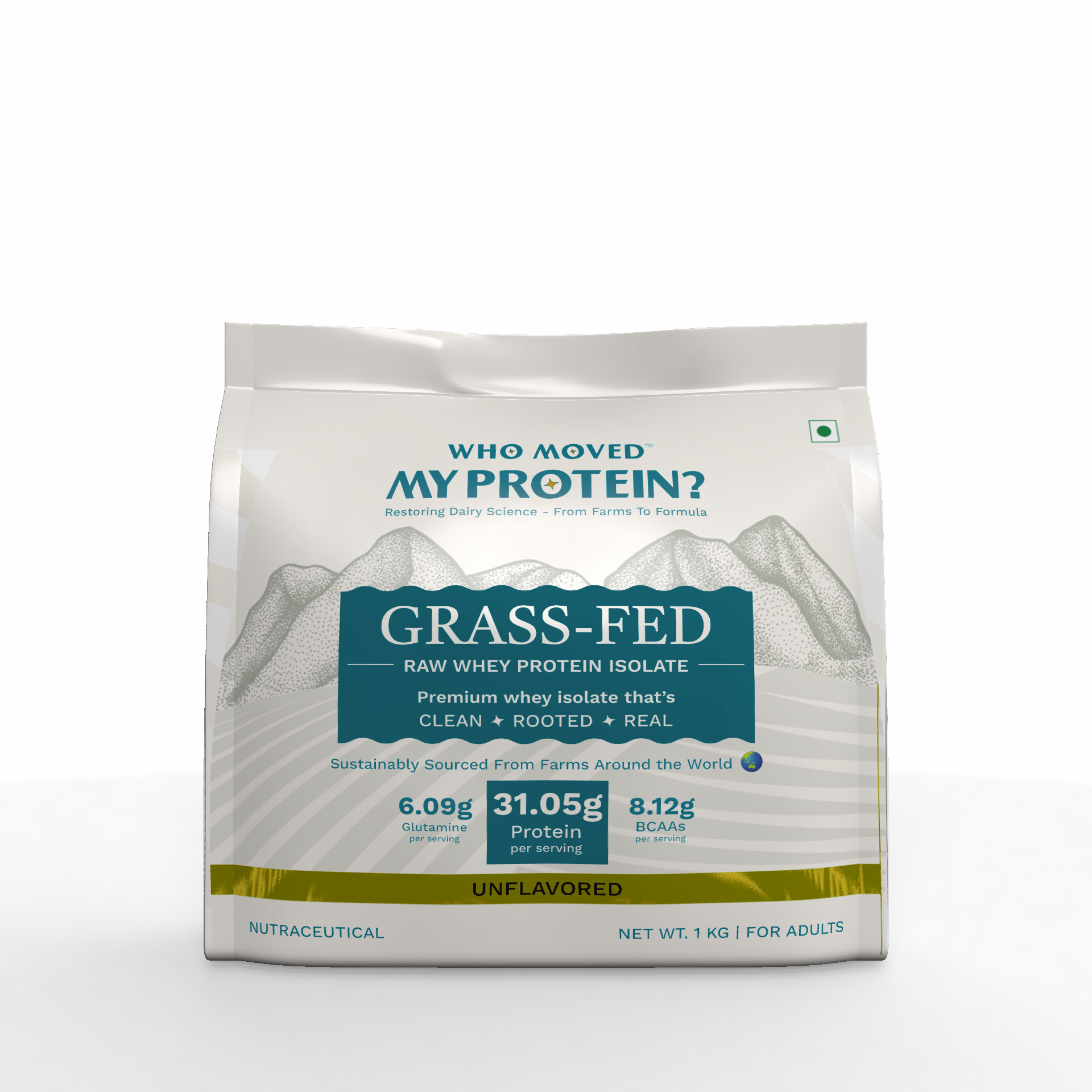 Grass Fed Whey Protein Isolate Raw - Unflavored
