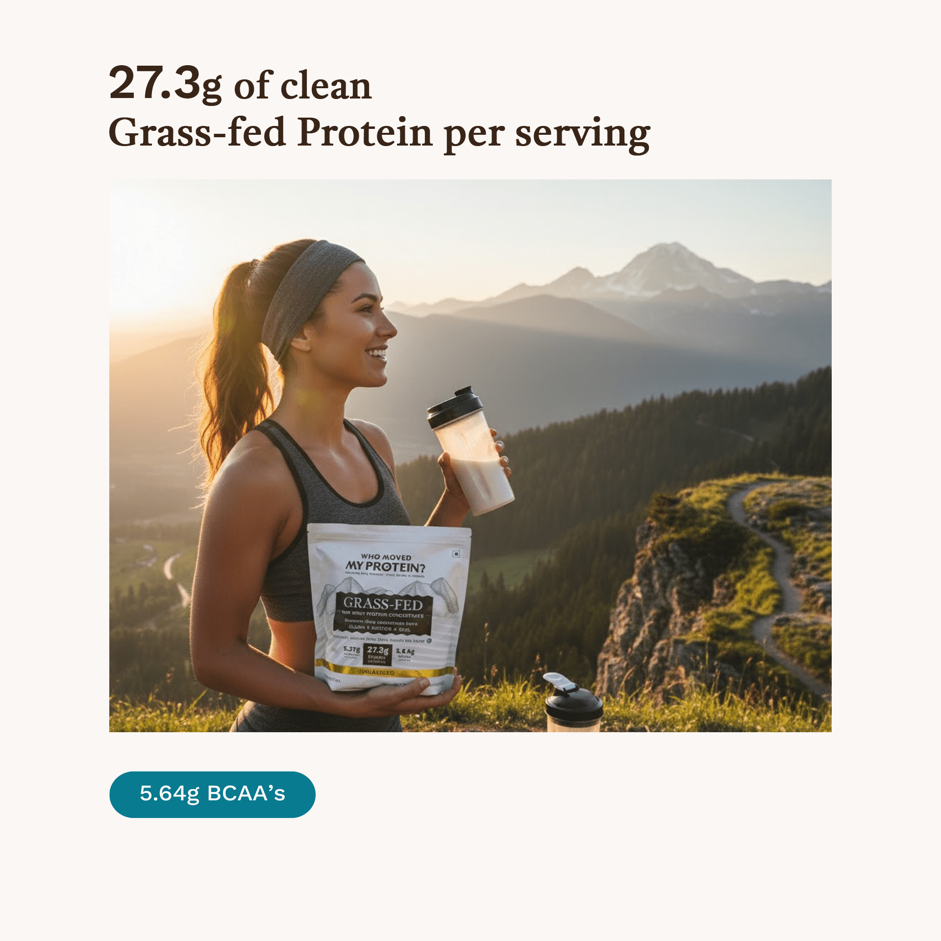 Grass Fed Whey Protein Concentrate Raw - Unflavored - Who Moved My Protein