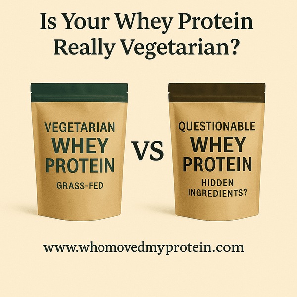 Is Your Whey Protein Really Vegetarian? What Most Brands Don’t Tell You - Who Moved My Protein