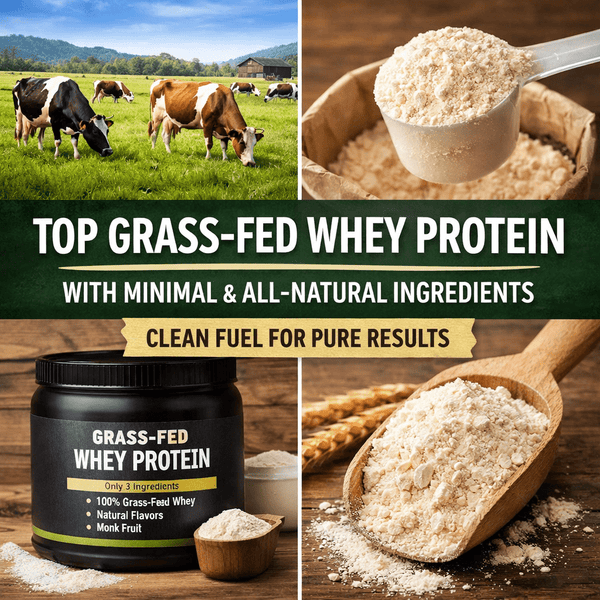 Top Grass-Fed Whey Protein with Minimal & All-Natural Ingredients - Who Moved My Protein