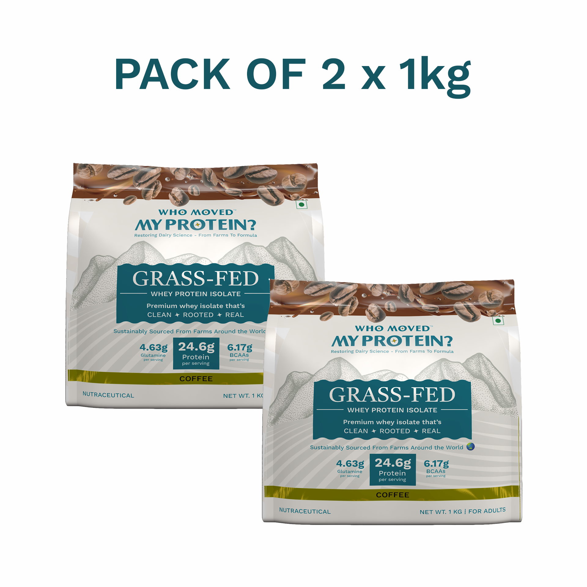 Grass Fed Whey Protein Isolate - Coffee