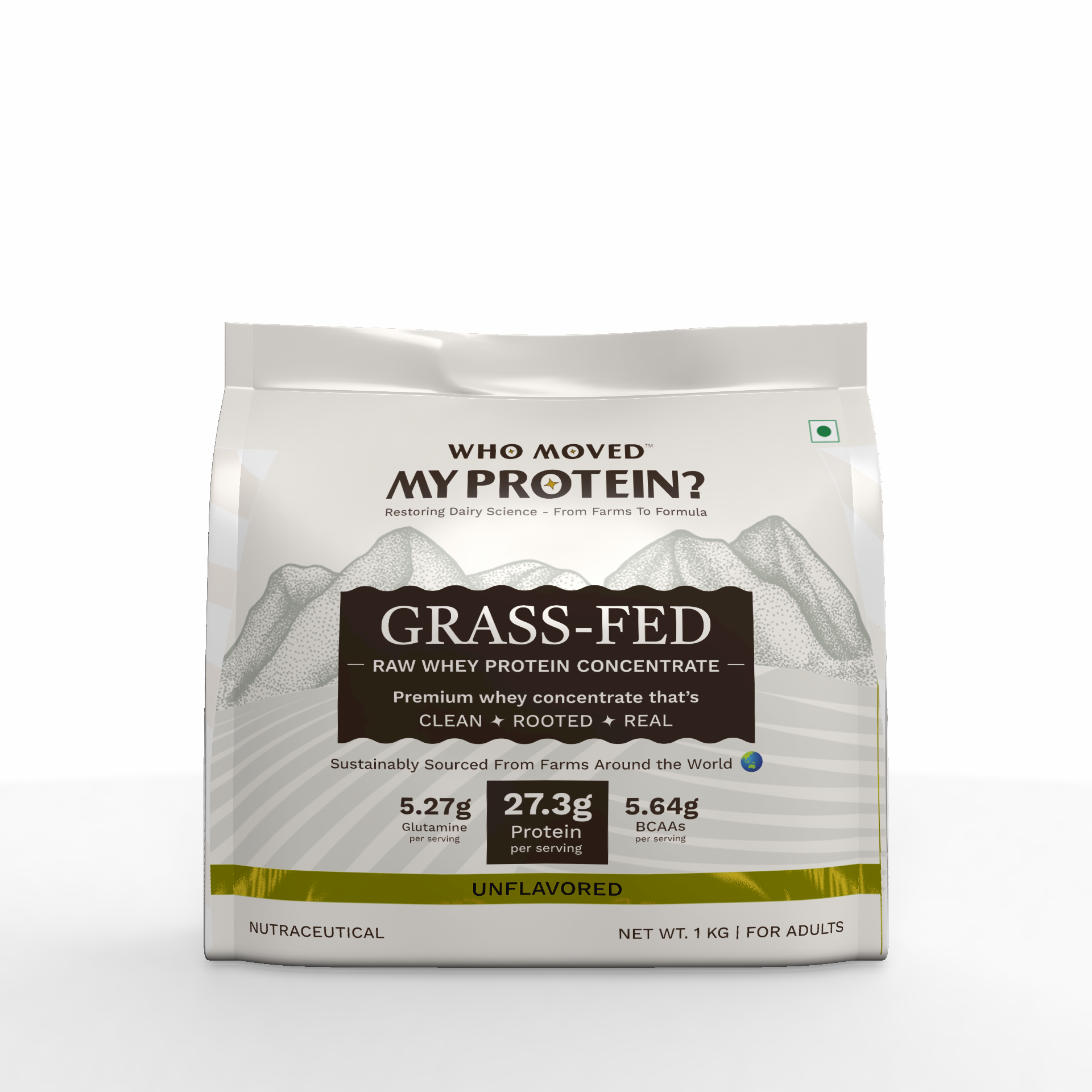 Grass Fed Whey Protein Concentrate Raw - Unflavored