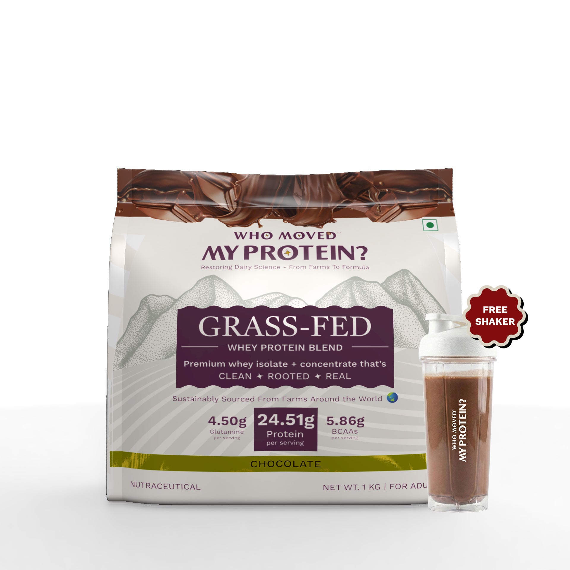 Grass Fed Whey Protein Blend - Chocolate