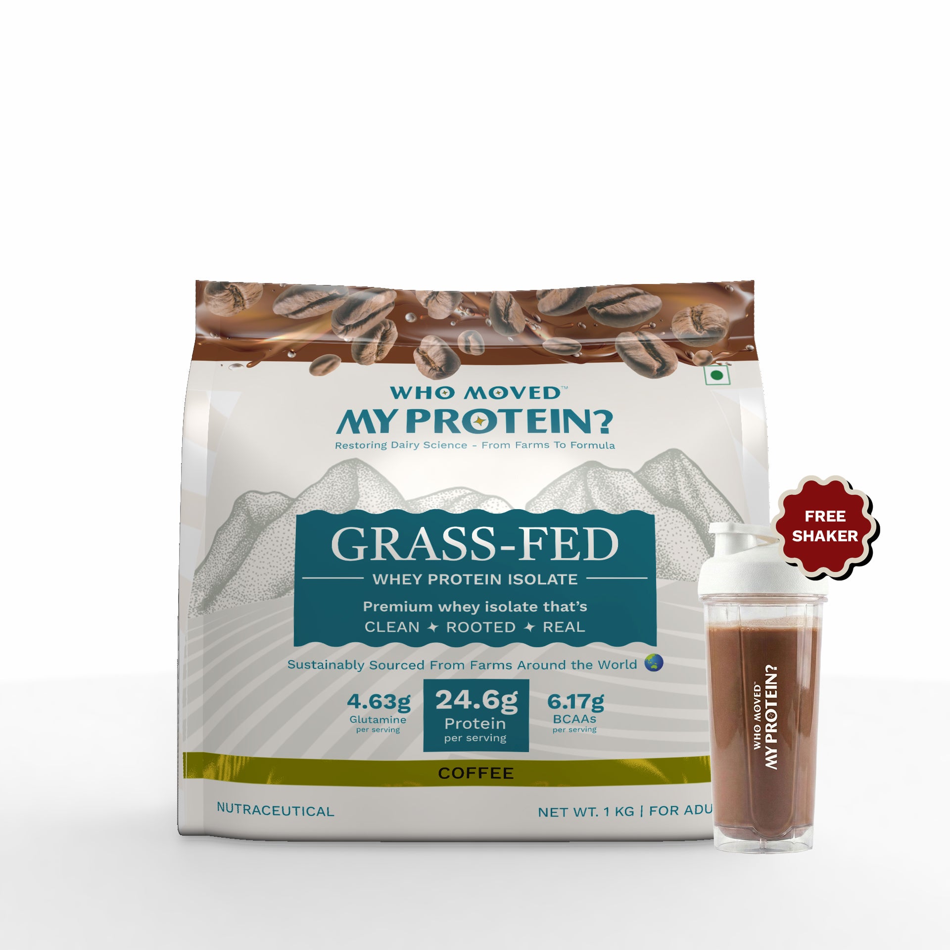 Grass Fed Whey Protein Isolate - Coffee