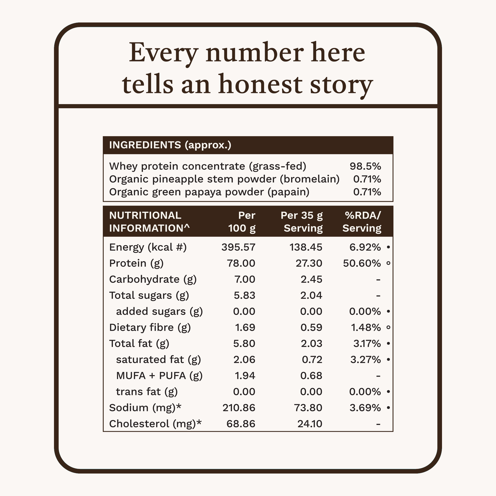 Grass Fed Whey Protein Concentrate Raw - Unflavored - Who Moved My Protein