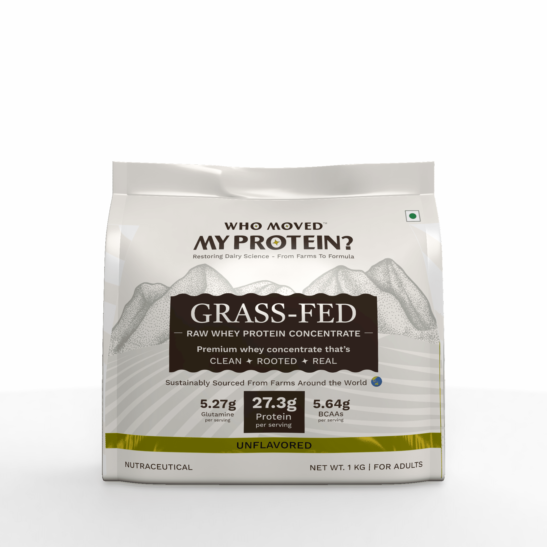 Grass Fed Whey Protein Concentrate Raw - Unflavored - Who Moved My Protein