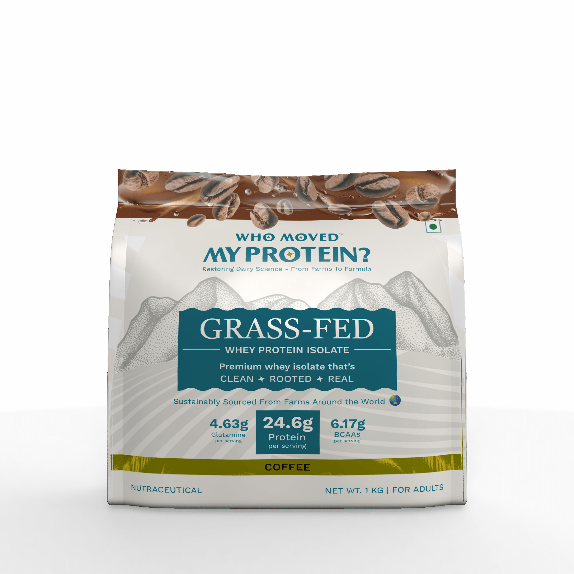 Grass Fed Whey Protein Isolate - Coffee - Who Moved My Protein