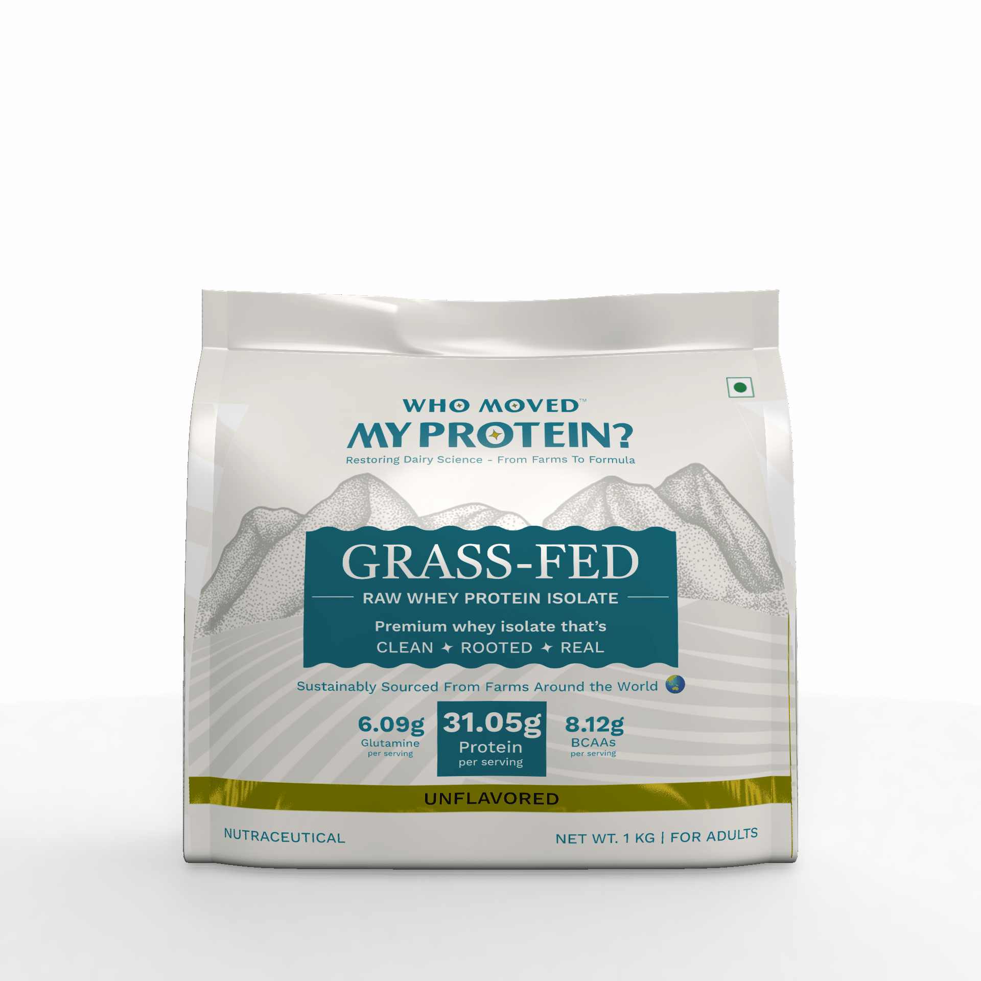 Grass Fed Whey Protein Isolate Raw - Unflavored - Who Moved My Protein